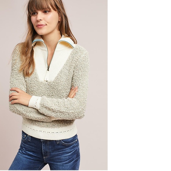 Anthropologie moth  Kiruna Cropped Pullover - Picture 2 of 5